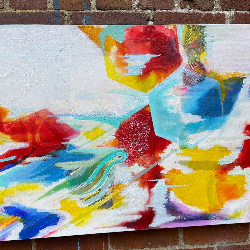 Close up of the Painting