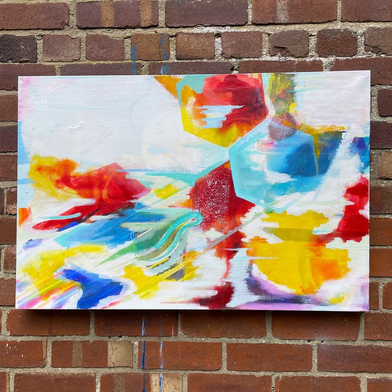 Close up of the Painting