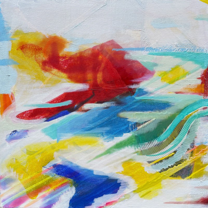 Close up of the Painting