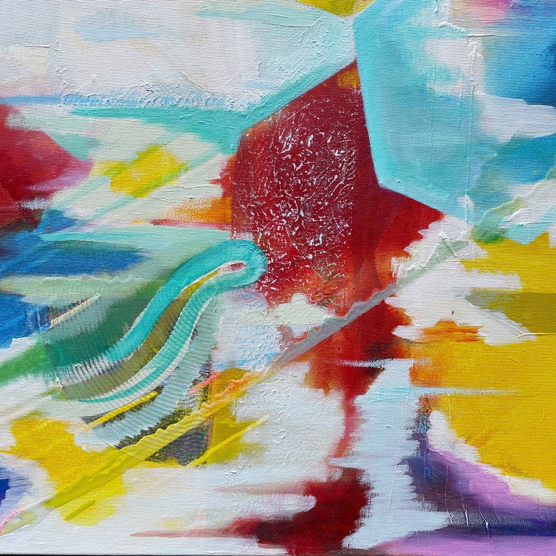 Close up of the Painting