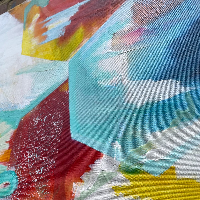 Close up of the Painting