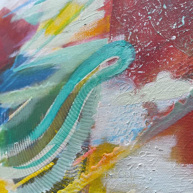 Close up of the Painting
