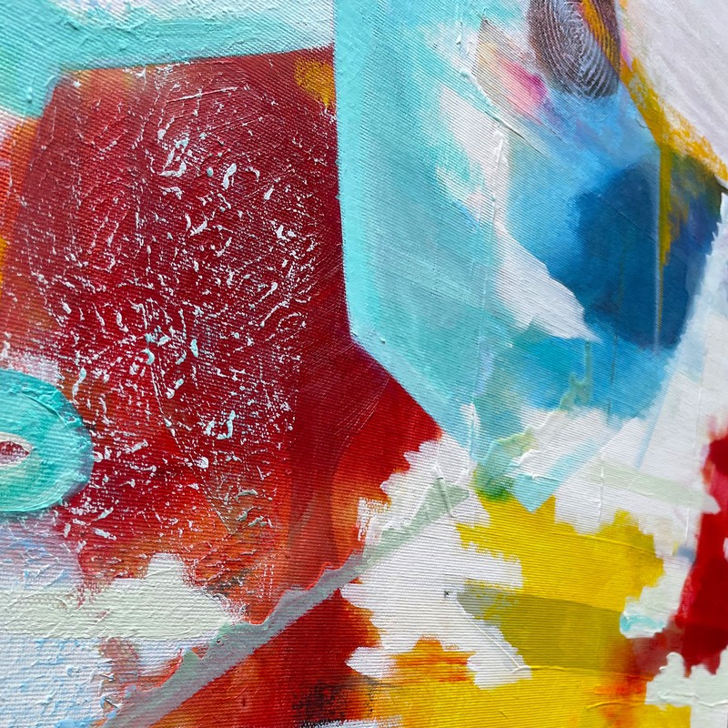 Close up of the Painting