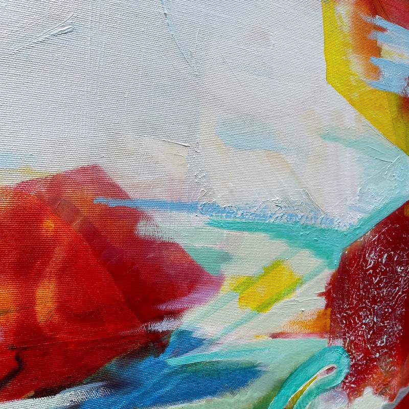Close up of the Painting