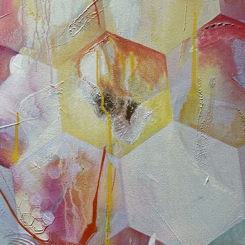 Close up of Abstract Art