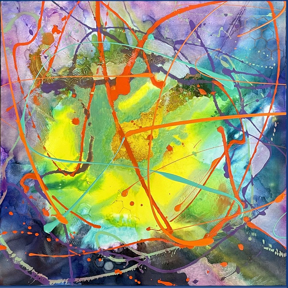 Image of Abstract Painting Gently