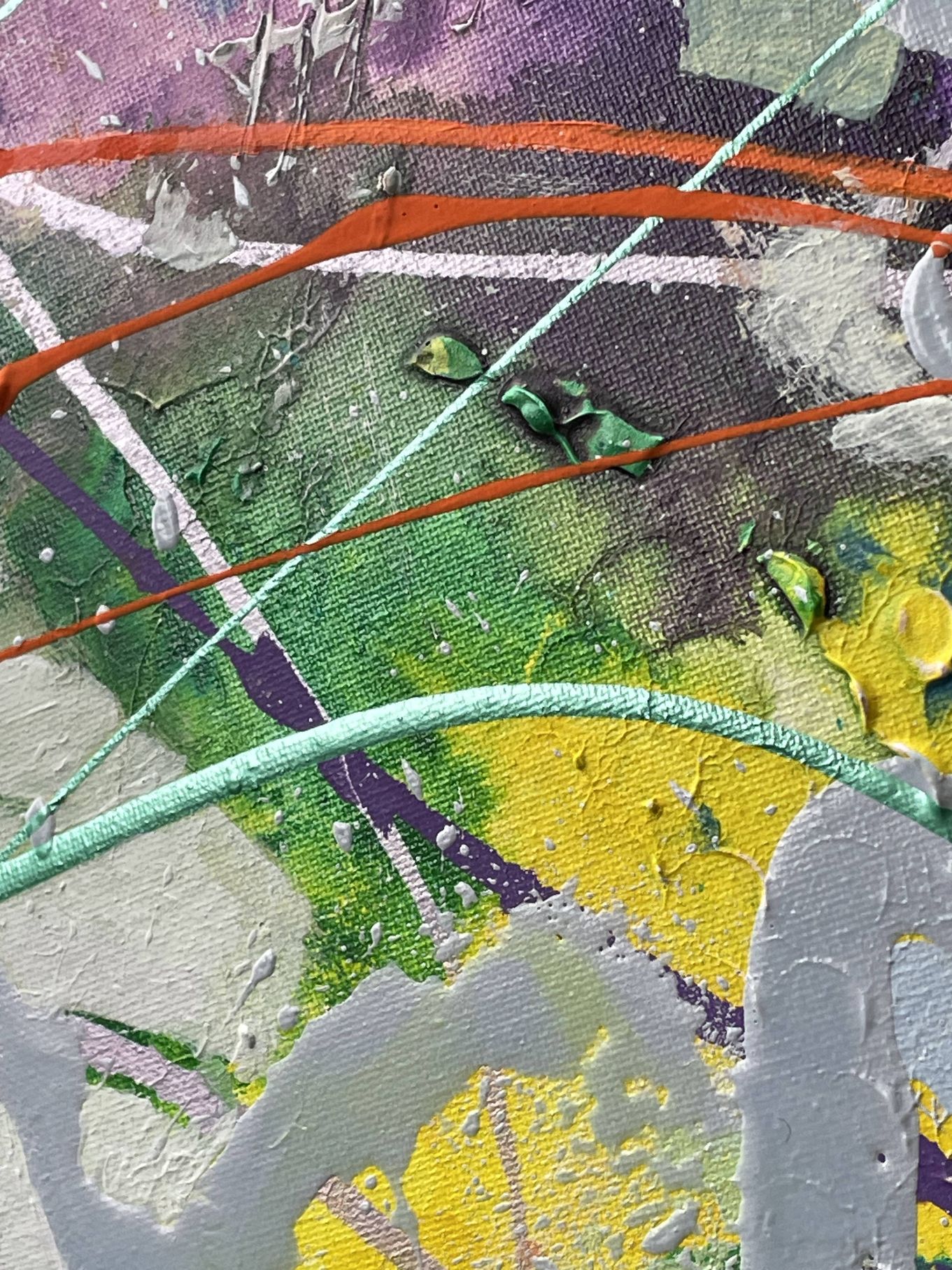 Close up of Abstract Art