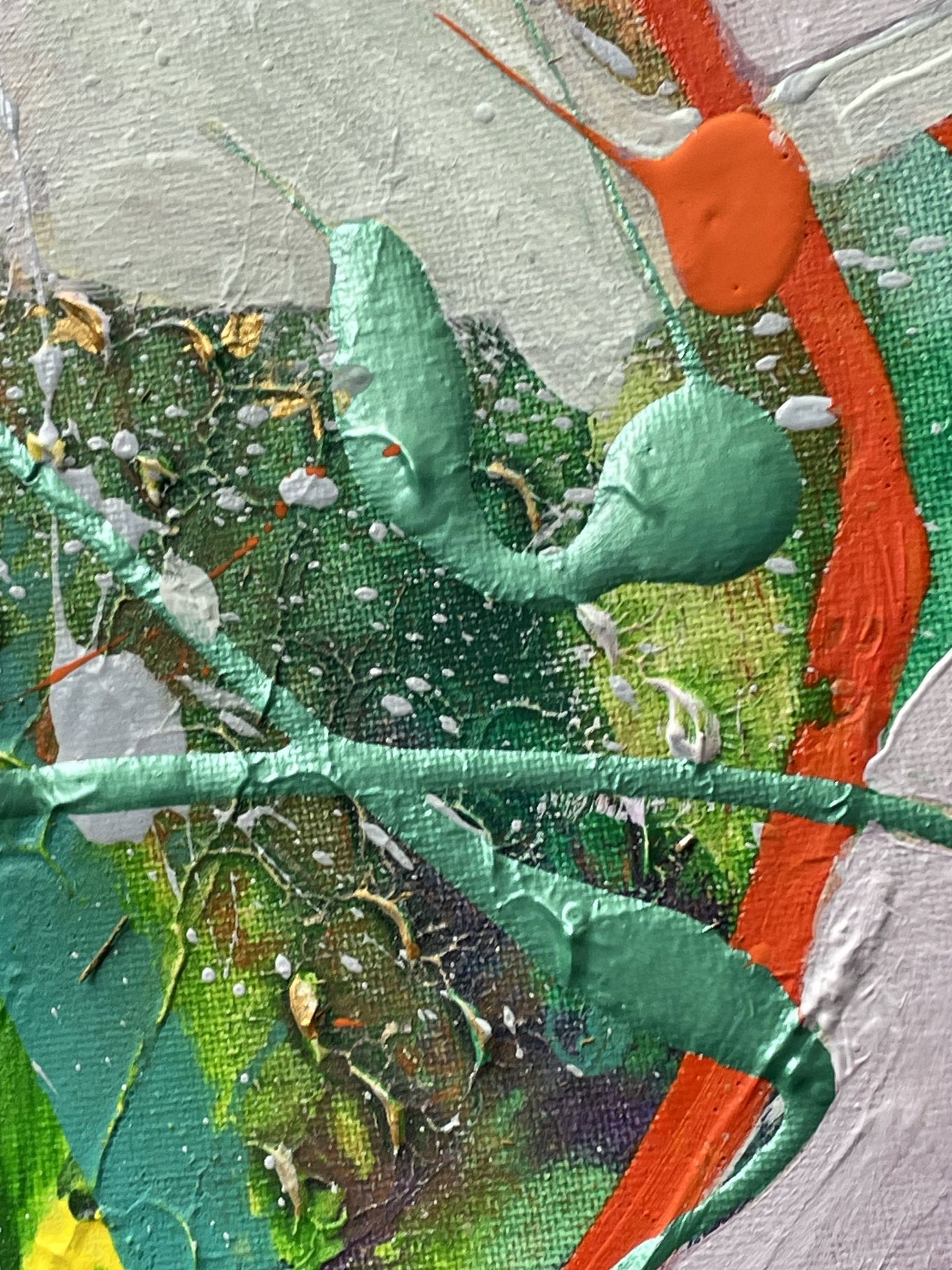 Close up of Abstract Art