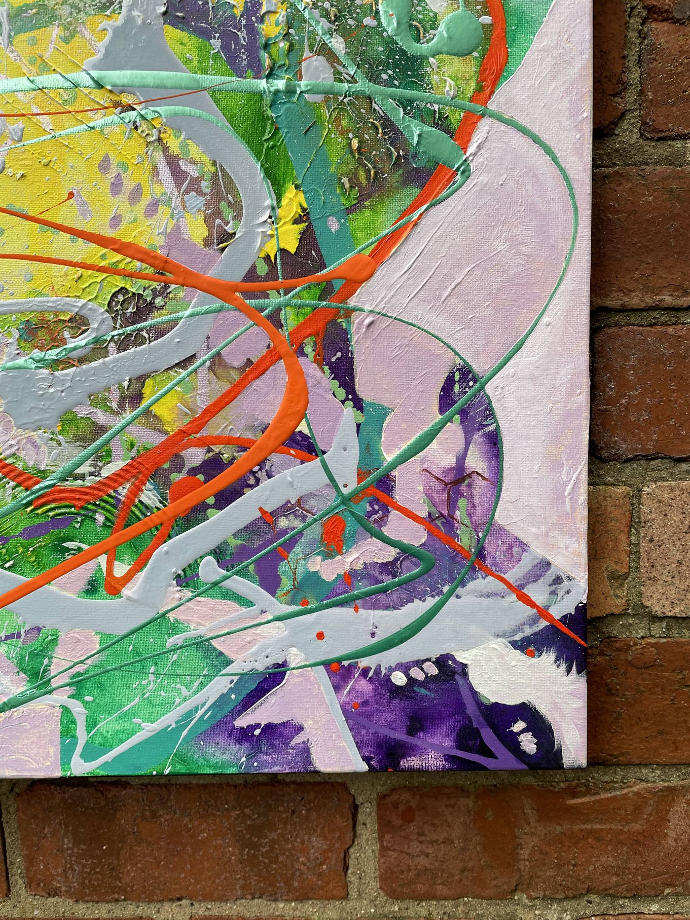 Close up of Abstract Art