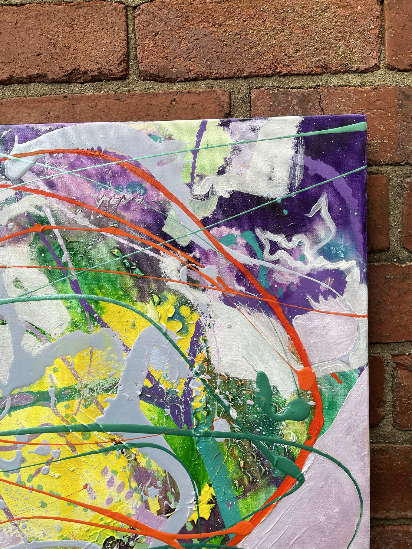 Close up of Abstract Art