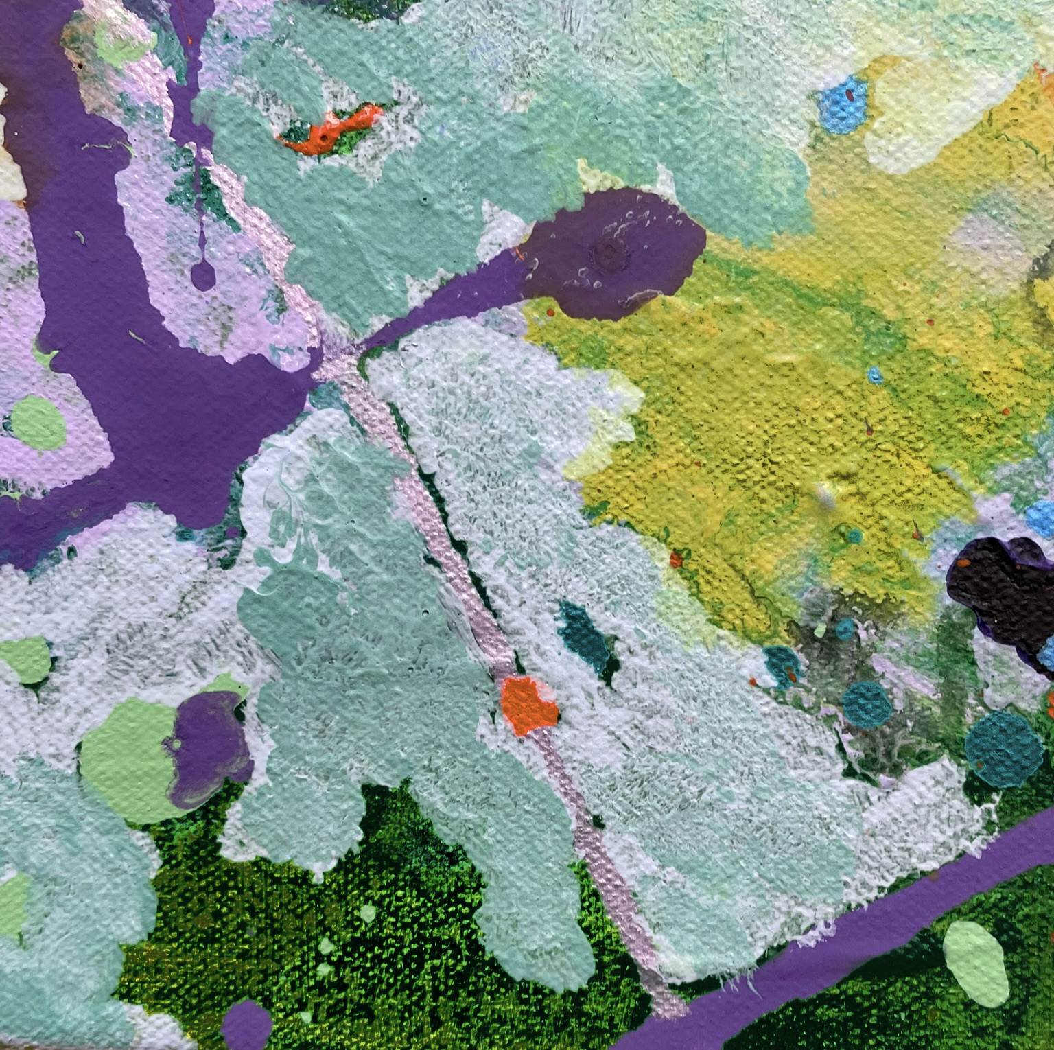 Close up of Abstract Art